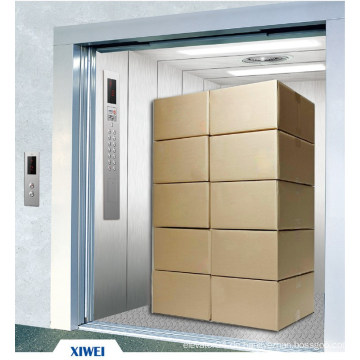 XIWEI 5000KG Großes Volumen zwei Pannel Tür Seite offen Frieght Waren Aufzug